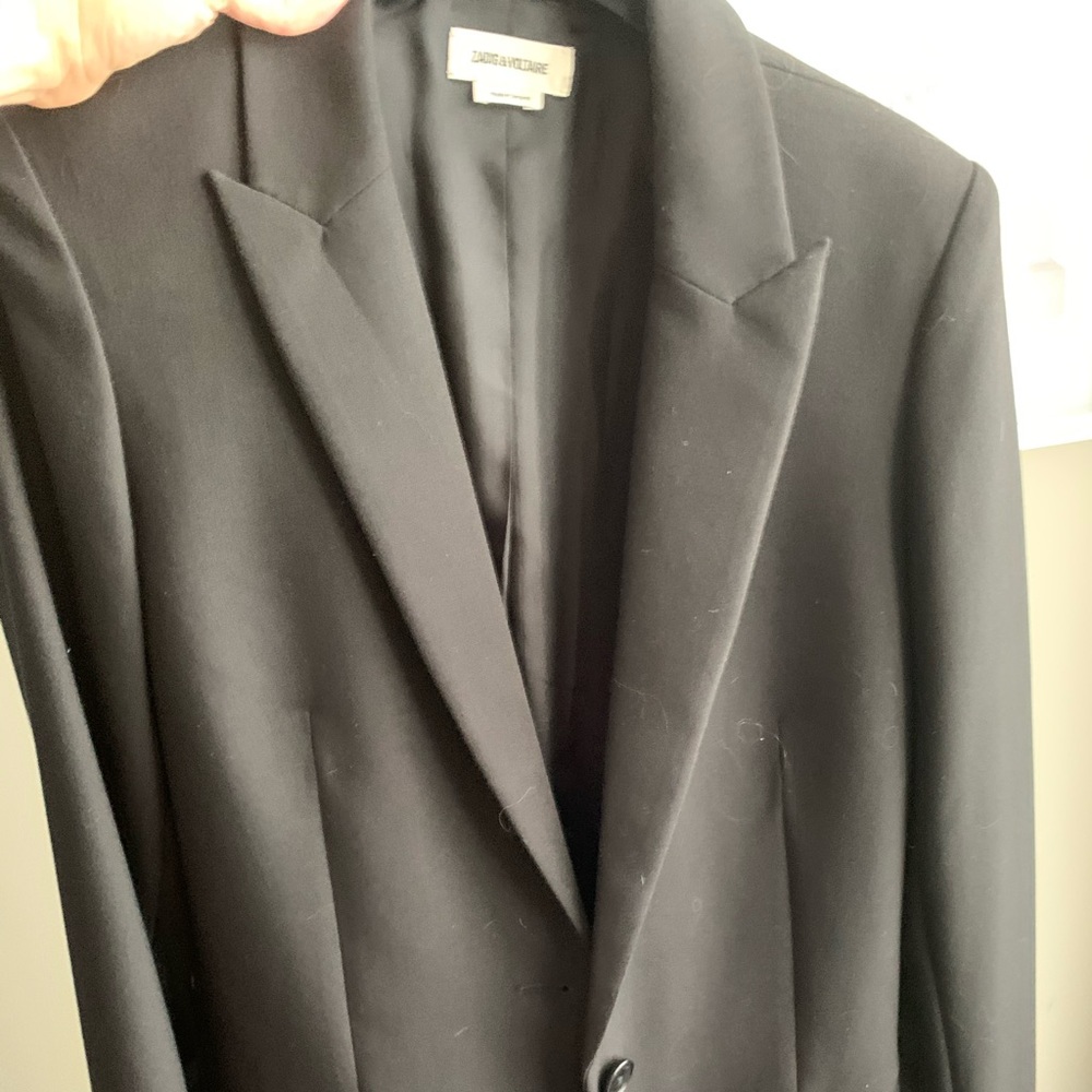 Zadig and Voltaire Vedy Skull Blazer size 36 Black